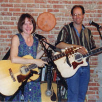 mark and becky performing